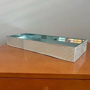 Mirror glass display tray